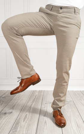 SPODNIE MĘSKIE CHINOSY 076N