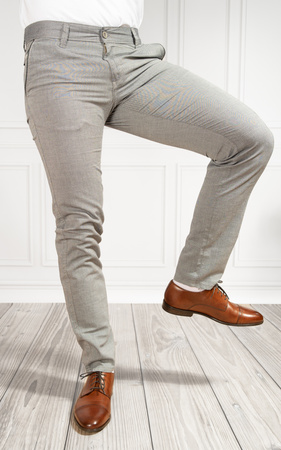 SPODNIE MĘSKIE CHINOSY 070