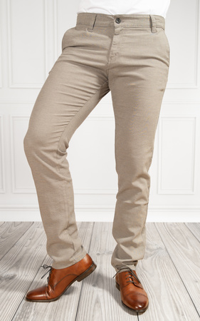 SPODNIE MĘSKIE CHINOSY 076N