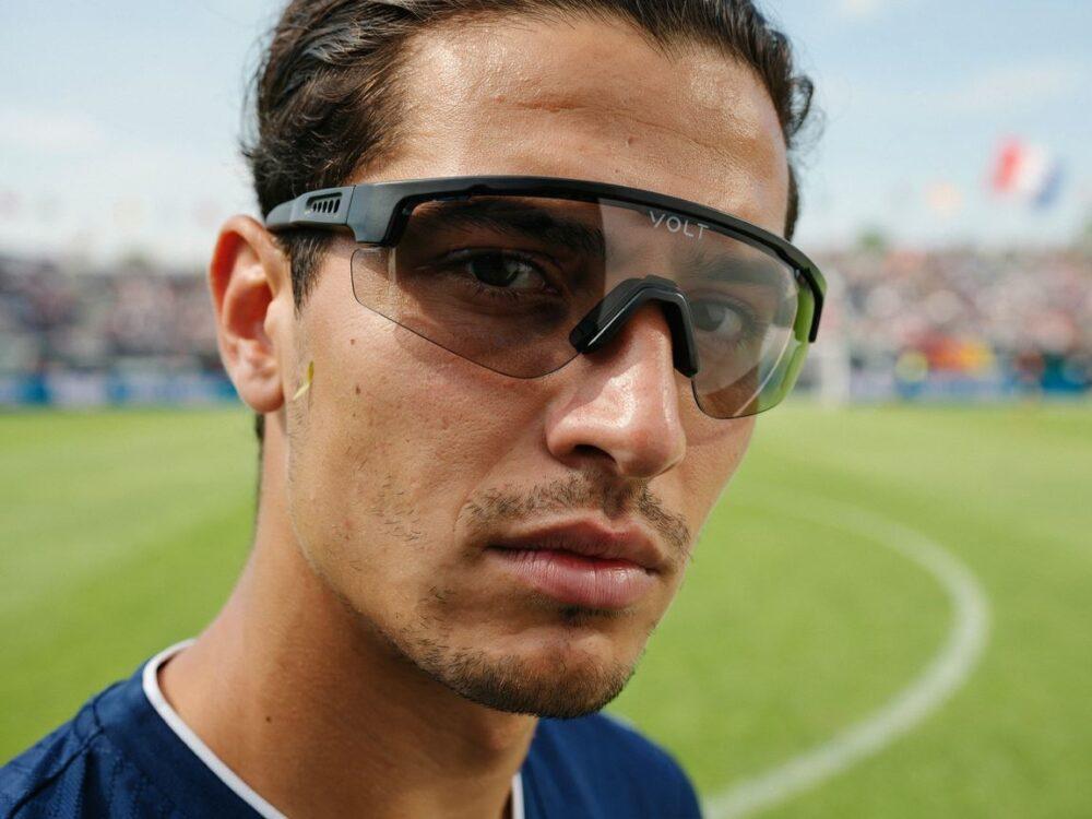 akcesoria do footballu na twarzy