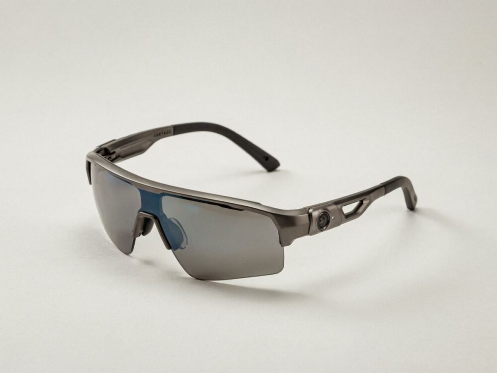 nowoczesne okulary z kamerą sportową
