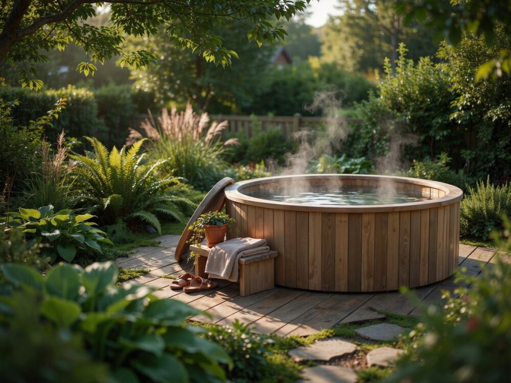 podłoże pod jacuzzi ogrodowe